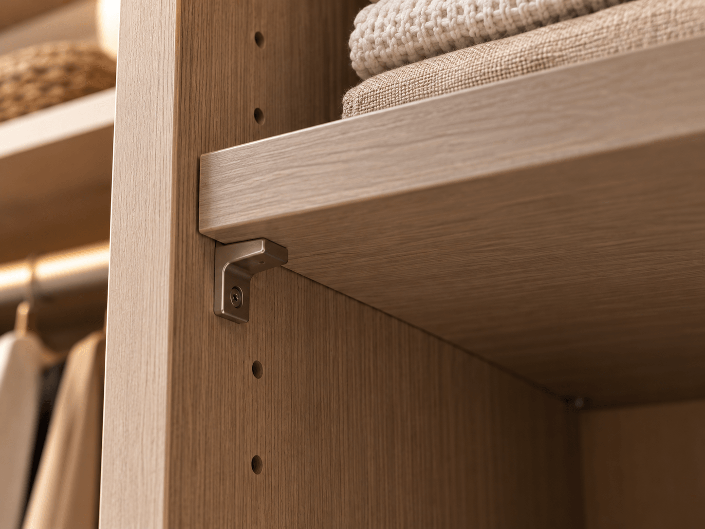 Shelves that lock in, not just sit there