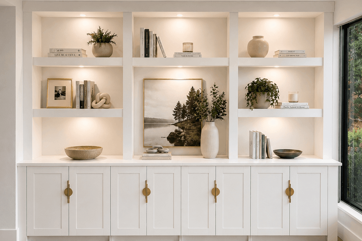 Custom built-in by Beyond Closets — wall unit 1